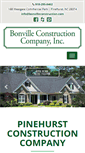 Mobile Screenshot of bonvilleconstruction.com