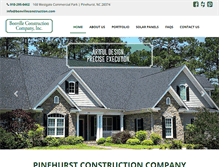 Tablet Screenshot of bonvilleconstruction.com